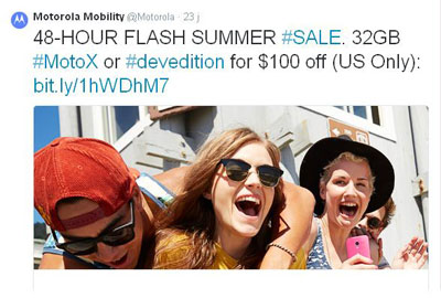 Hanya 48 Jam, Motorola Moto X Didiskon Rp.1,2 Jutaan Hanya 48 Jam, Motorola Moto X Didiskon Rp.1,2 Jutaan