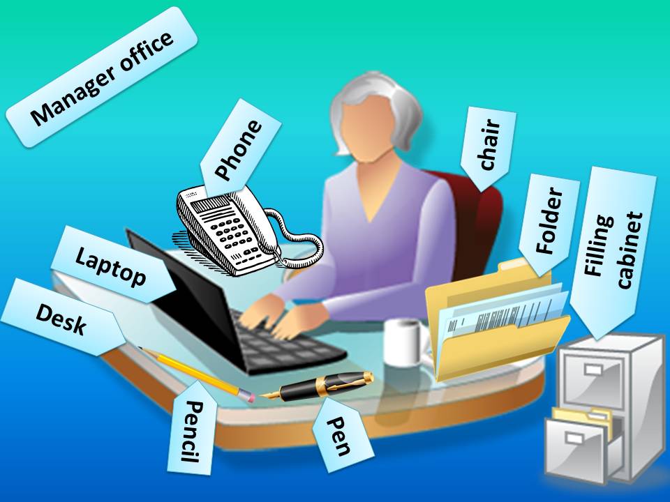 Basic English The office Vocabulary