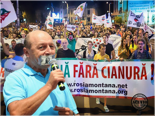 Proteste Roşia Montană – Traian Băsescu funny