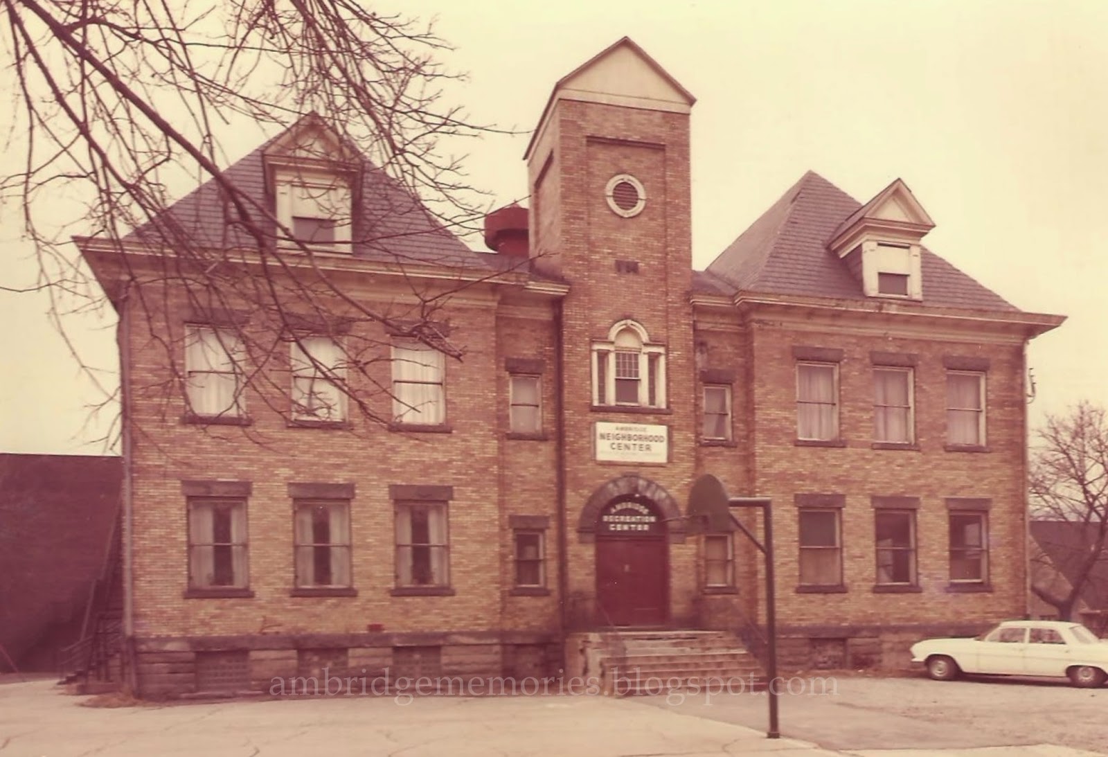 Ambridge Memories Second Ward School, Ambridge's second public school