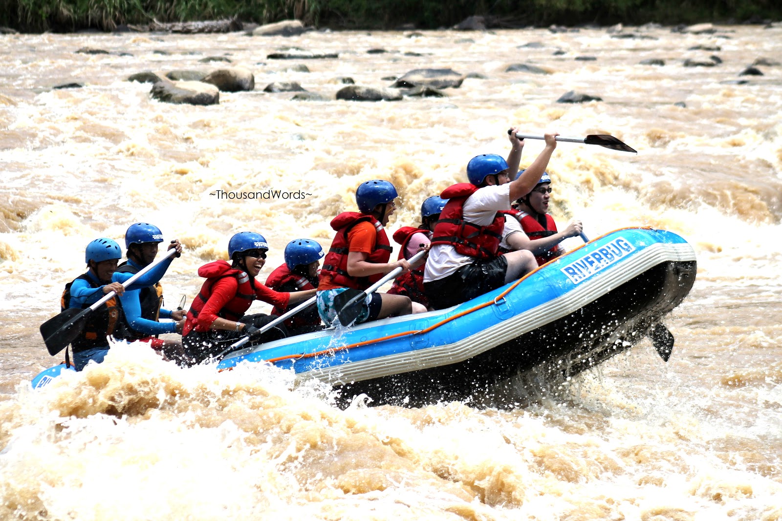 AThousandWords: Water Rafting di Sungai Padas, Sabah
