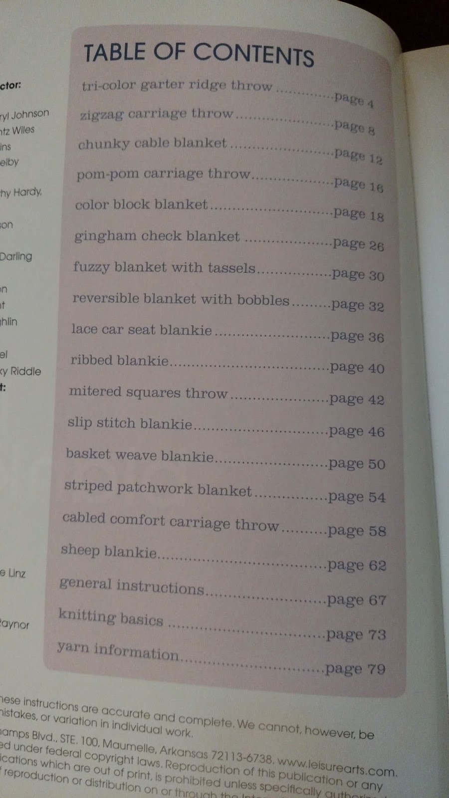 Precious Knit Blankies from Leisure Arts