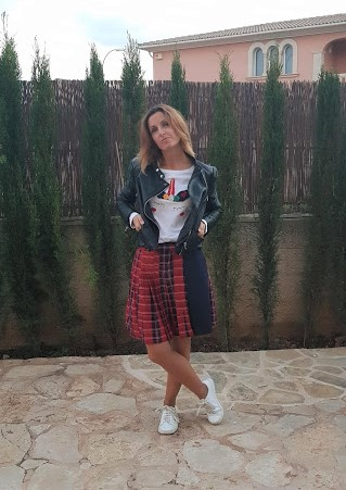 conjunto falda camiseta