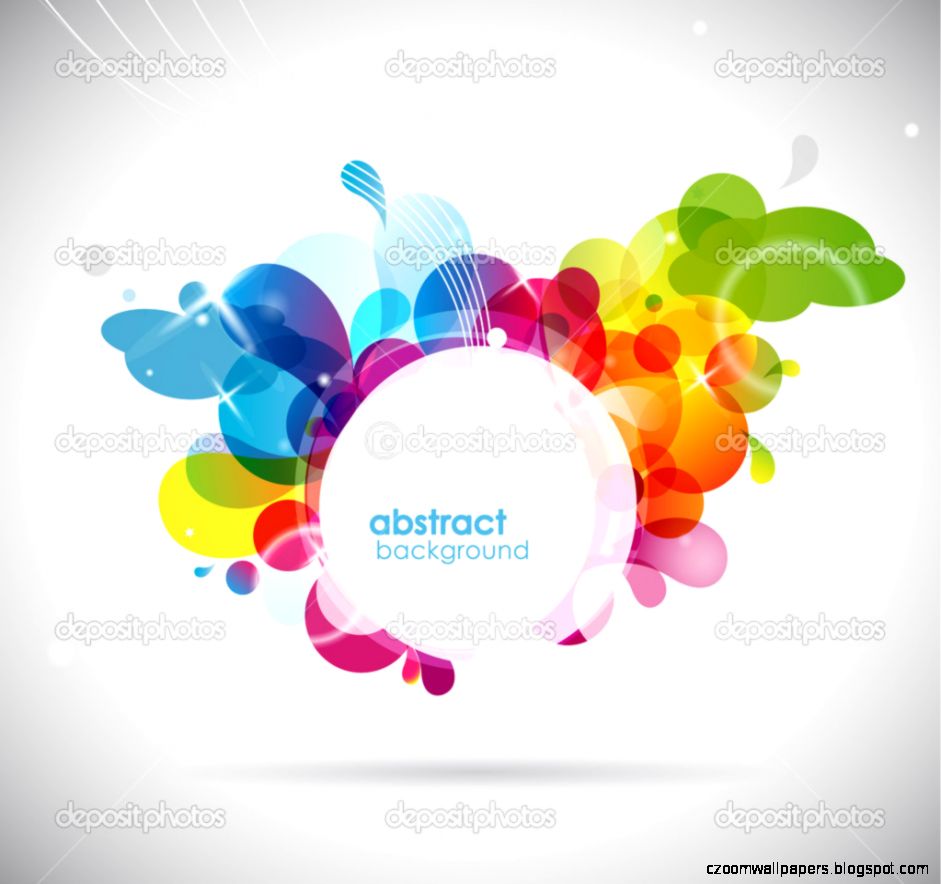 Abstract colored background with circles — Stock Vector © kormi
