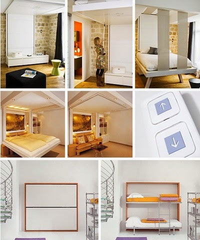 desain kamar keren dan kreatif untuk ruangan sempit
