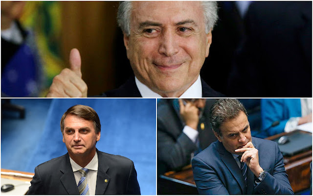Temer libera mais de R$ 4 bilhões em emendas. Bolsonaro e Aécio lideram repasses