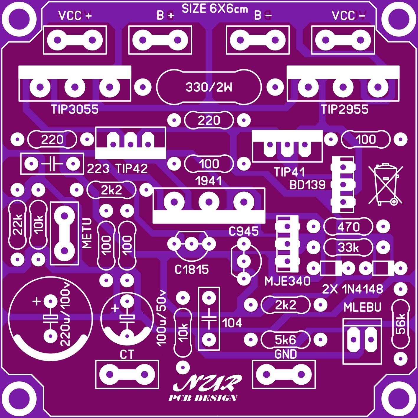 SKEMA ELEKTRONIKA GRATIS: MICRO BOOSTRAP POWER AMPLIFIER