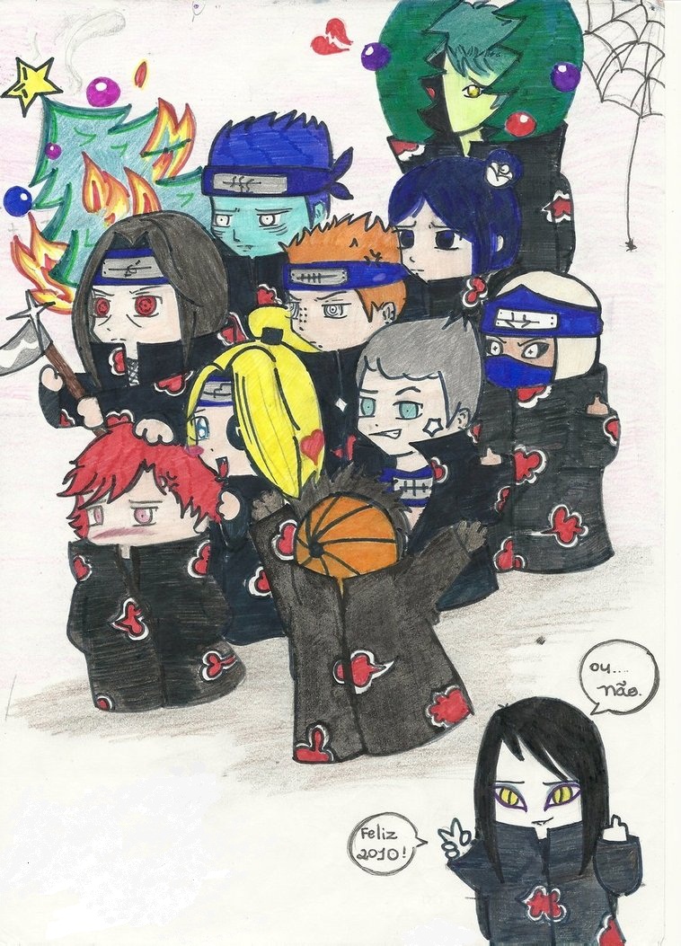 Naruto : Wallpaper Akatsuki Chibi:BloKuFo