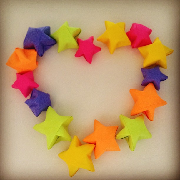 origami paper strips stars lovelyelement