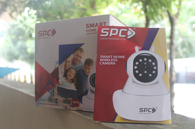 SPC Smart Home Wireless Camera (IP CCTV) yang dapat diakses dari smartphone melalui internet. digitografi