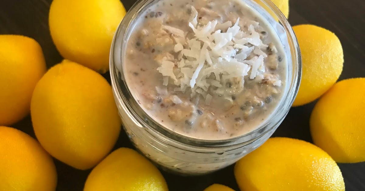 Lemon Cream Pie Overnight Oats — The Nifty Nerdarella