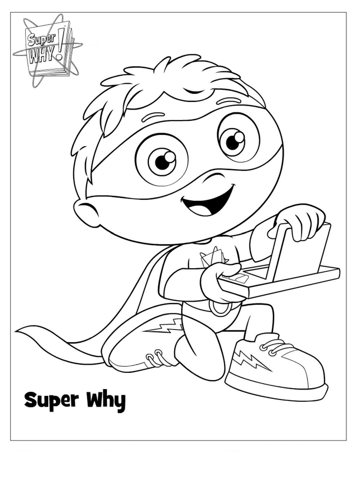 Super Why Coloring Child Coloring Super Why Coloring Child Coloring