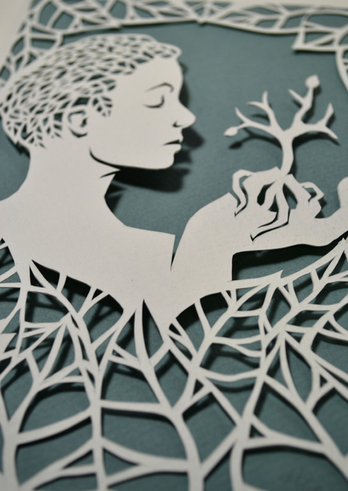 Heather Clements Art: Pinched - Paper Cut