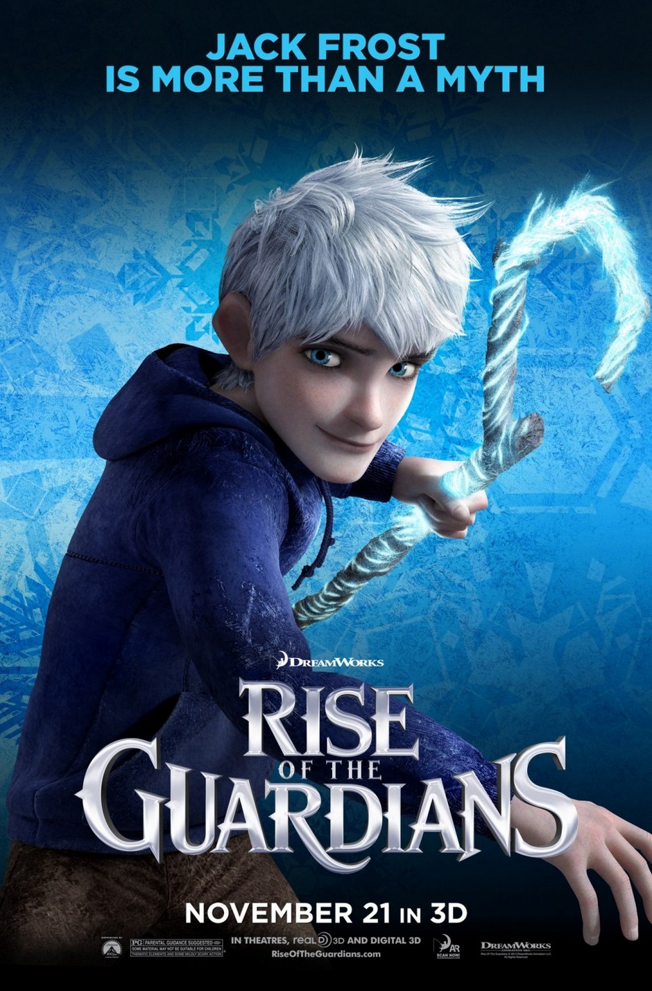 Jack Frost Rise of the Guardians Character