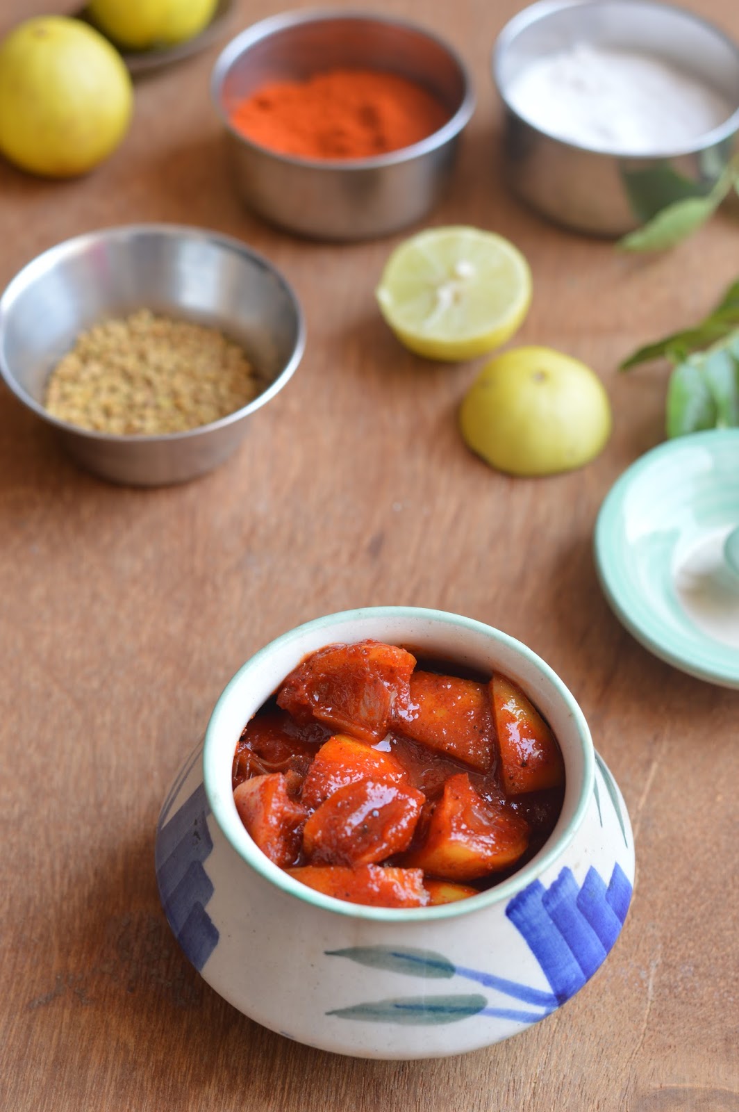 Palakkad Chamayal Lemon Oorugai Lemon Pickle without Oil