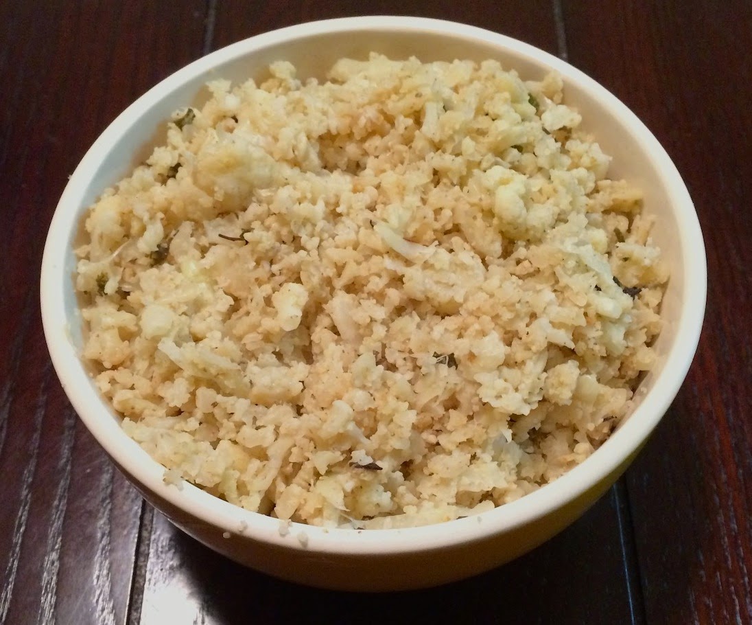 Nommy Vegan Seasoned Cauliflower "Rice"