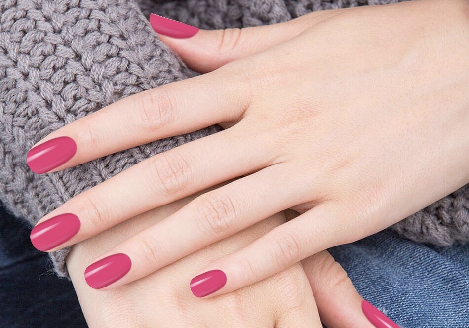 anti aging nail polish pink color 2024