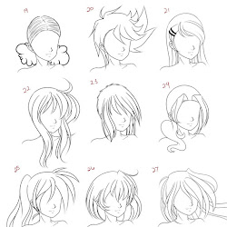 anime hair female hairstyle chan hairstyles trends deviantart drawings short manga created
