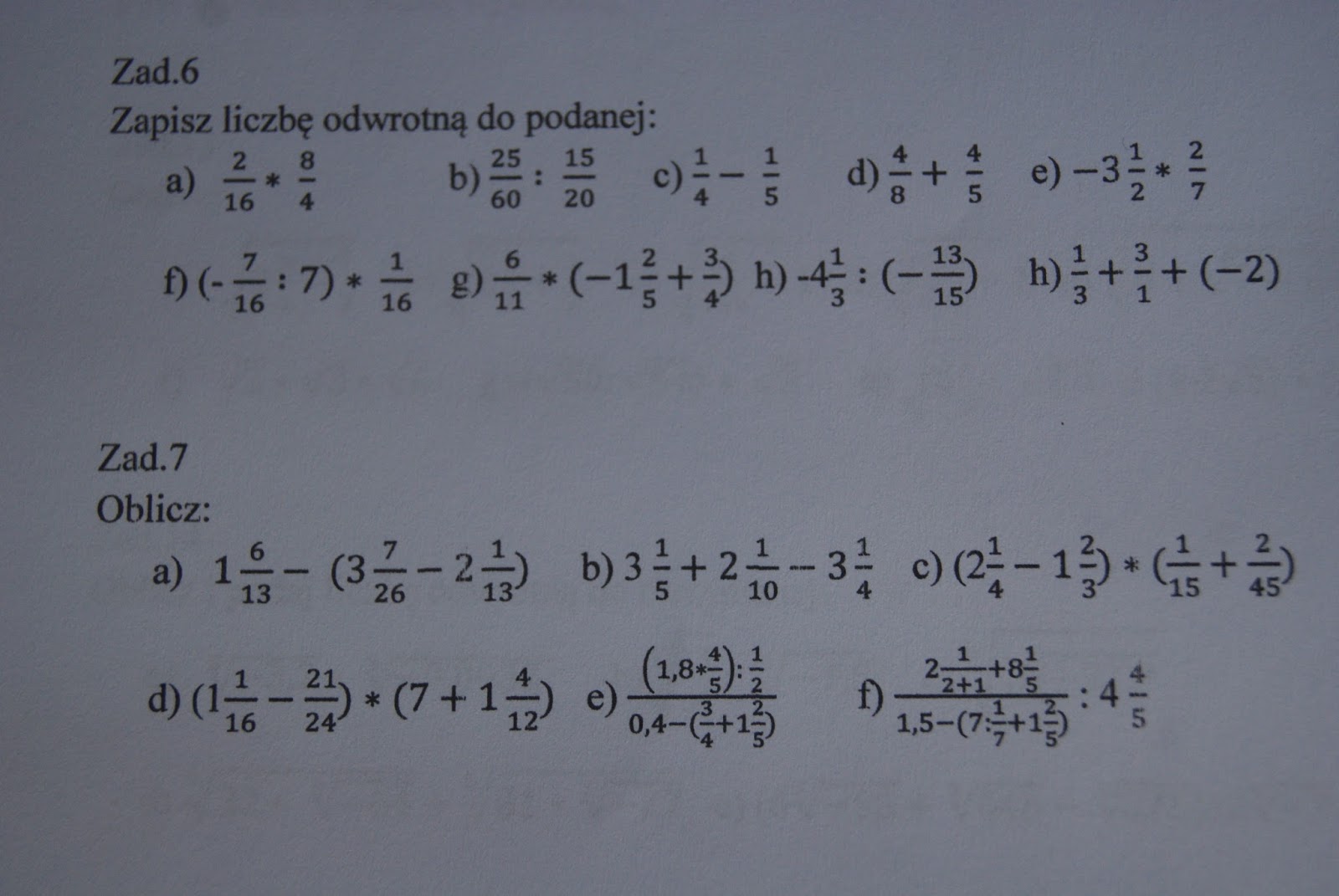 1 Liceum Matematuka Sprawdzian Liczby Reczywiste