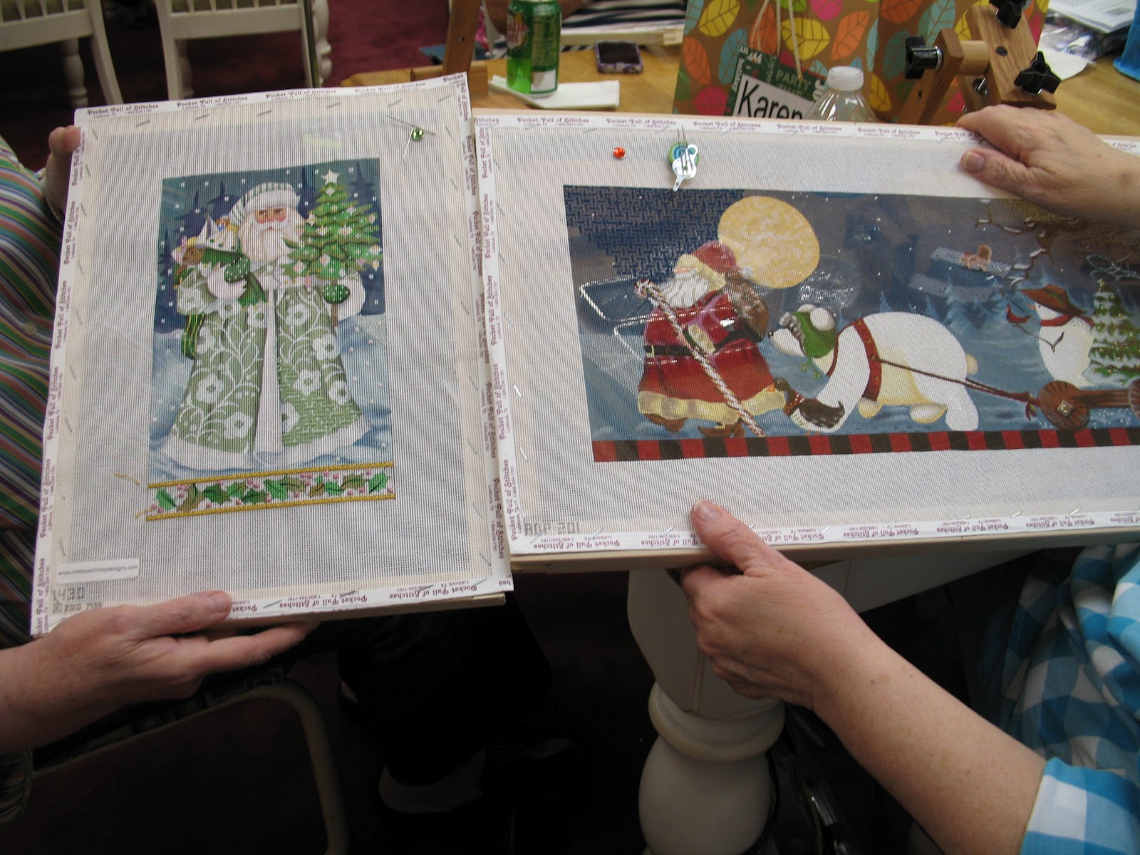 Stitch & Play with Needlepoint Tool Time POCKET FULL OF STITCHES RETREAT