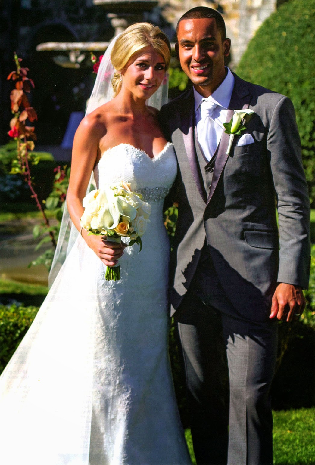 Theo Walcott wife Melanie Slade ~ Picture World