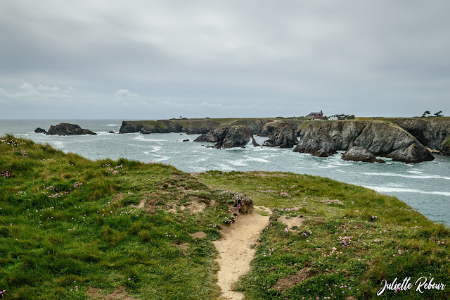 Côte sauvage à Belle Ile en mer