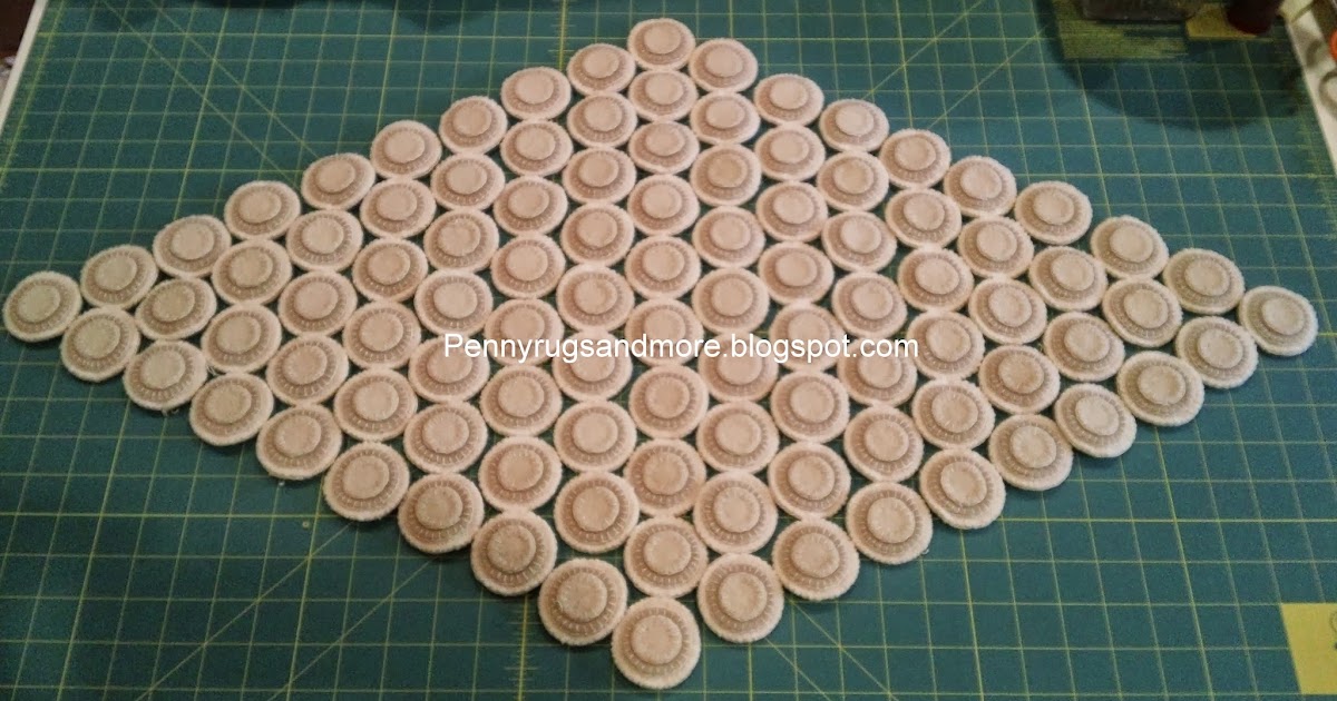 Penny Rugs and More: One Rug Three Ways