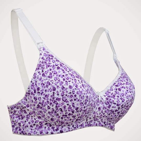 BongBongIdea Autumnz LAUREN Padded Nursing/Maternity Bra (Purple)