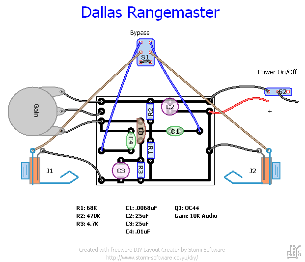 Rangemaster Circuit Diagram