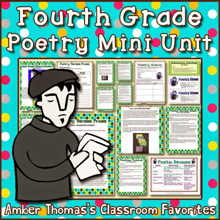 https://www.teacherspayteachers.com/Product/Poetry-Mini-Unit-Fourth-Grade-Test-Prep-229925