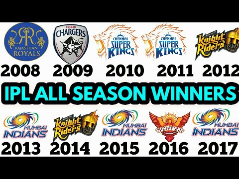 ipl all season champions