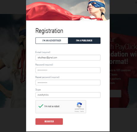 PayClick Registration