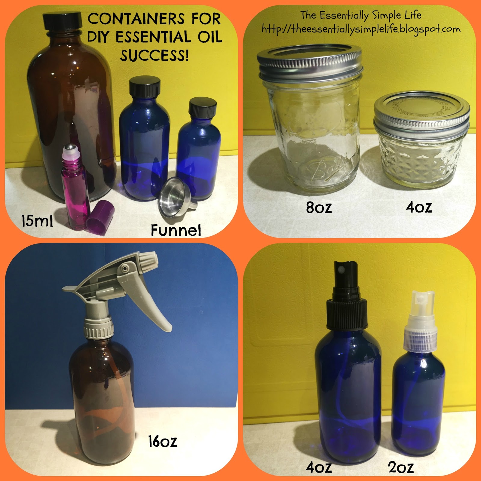 The Essentially Simple Life Chemical Free! Containers for Success!
