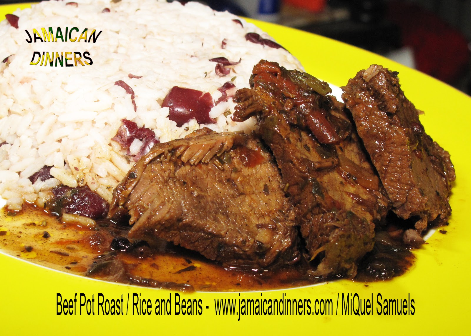 BEEF POT ROAST Jamaican Food Cooking Guides and Pictures Beef Pot
