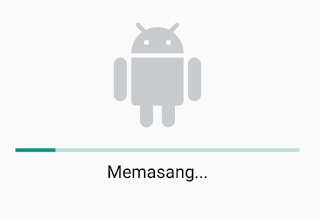 Proses install play store