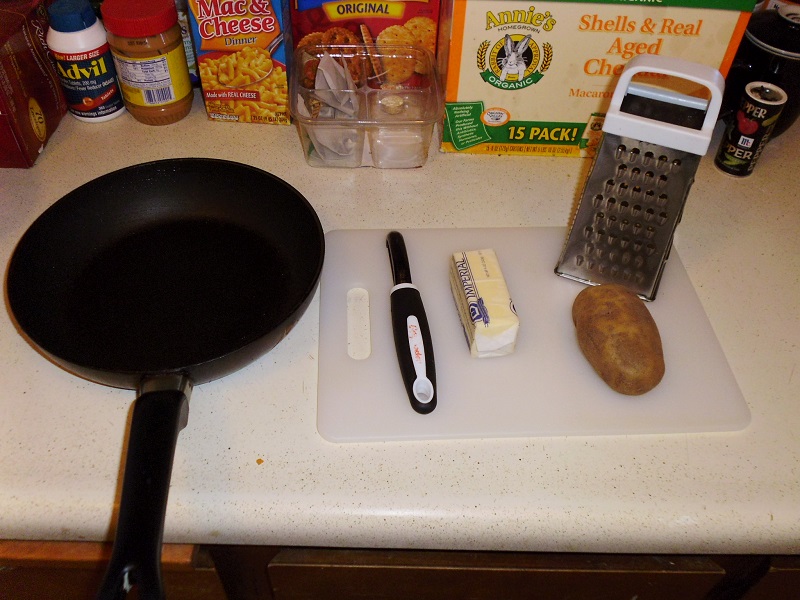 Items to make hashbrowns