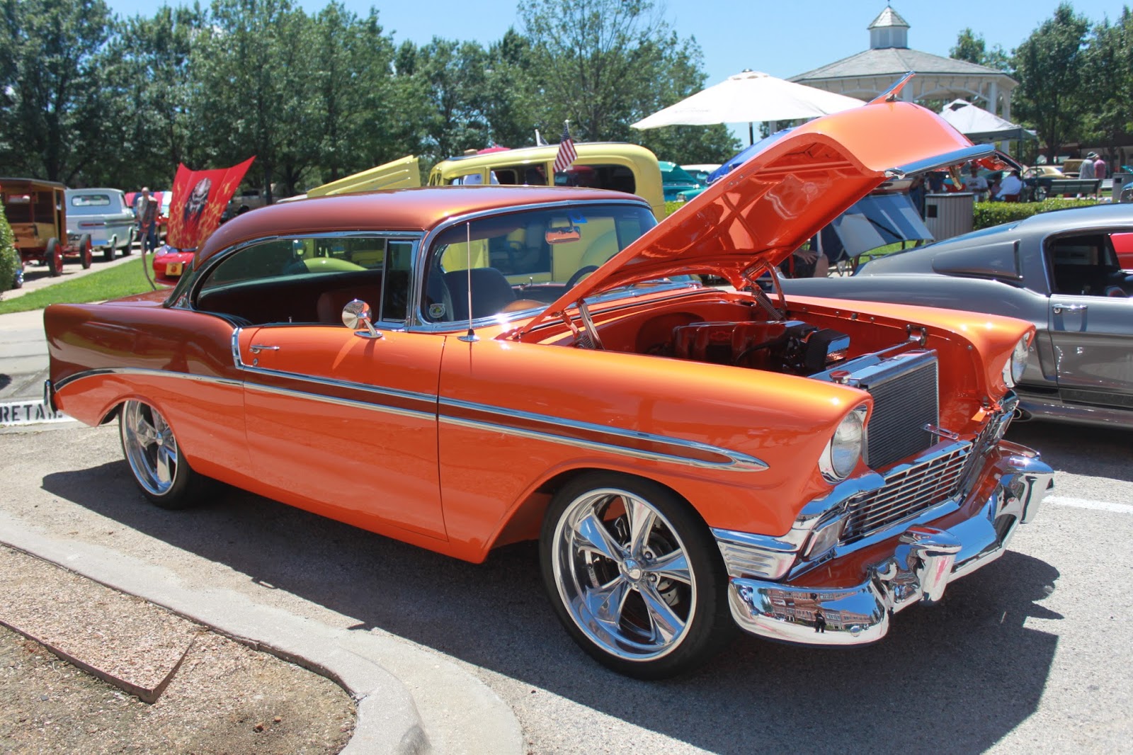 *PARKER SQUARE CAR SHOW HIGHLAND VILLAGE, TEXAS CAR SHOW PHOTOS Chevy Tri Five Forum