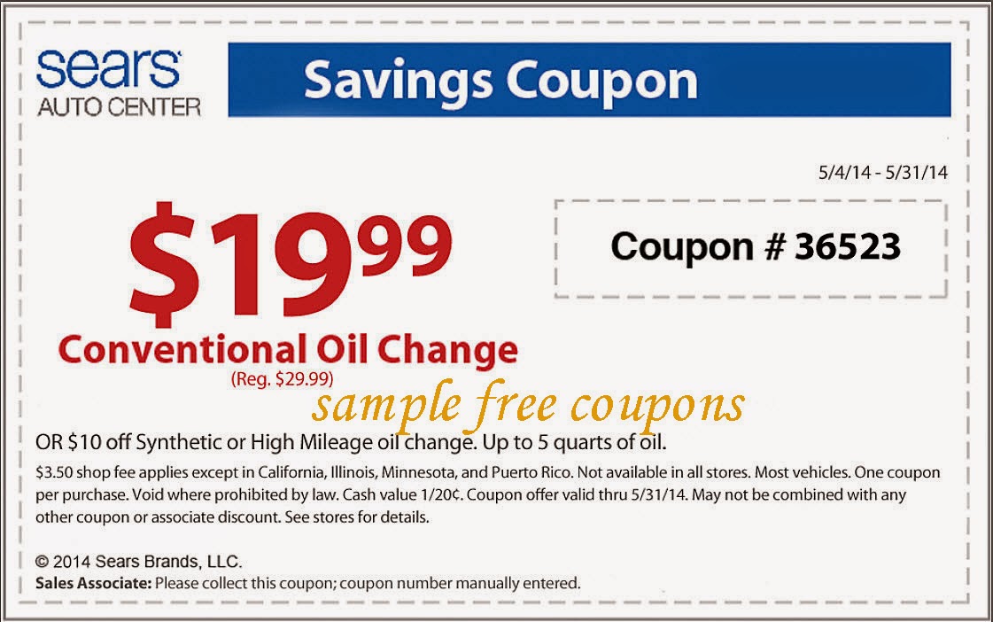 Sears Auto Center Coupons This Is New Expired On May 31 2014 Sears Auto Center Coupons This Is New Expired On May 31 2014