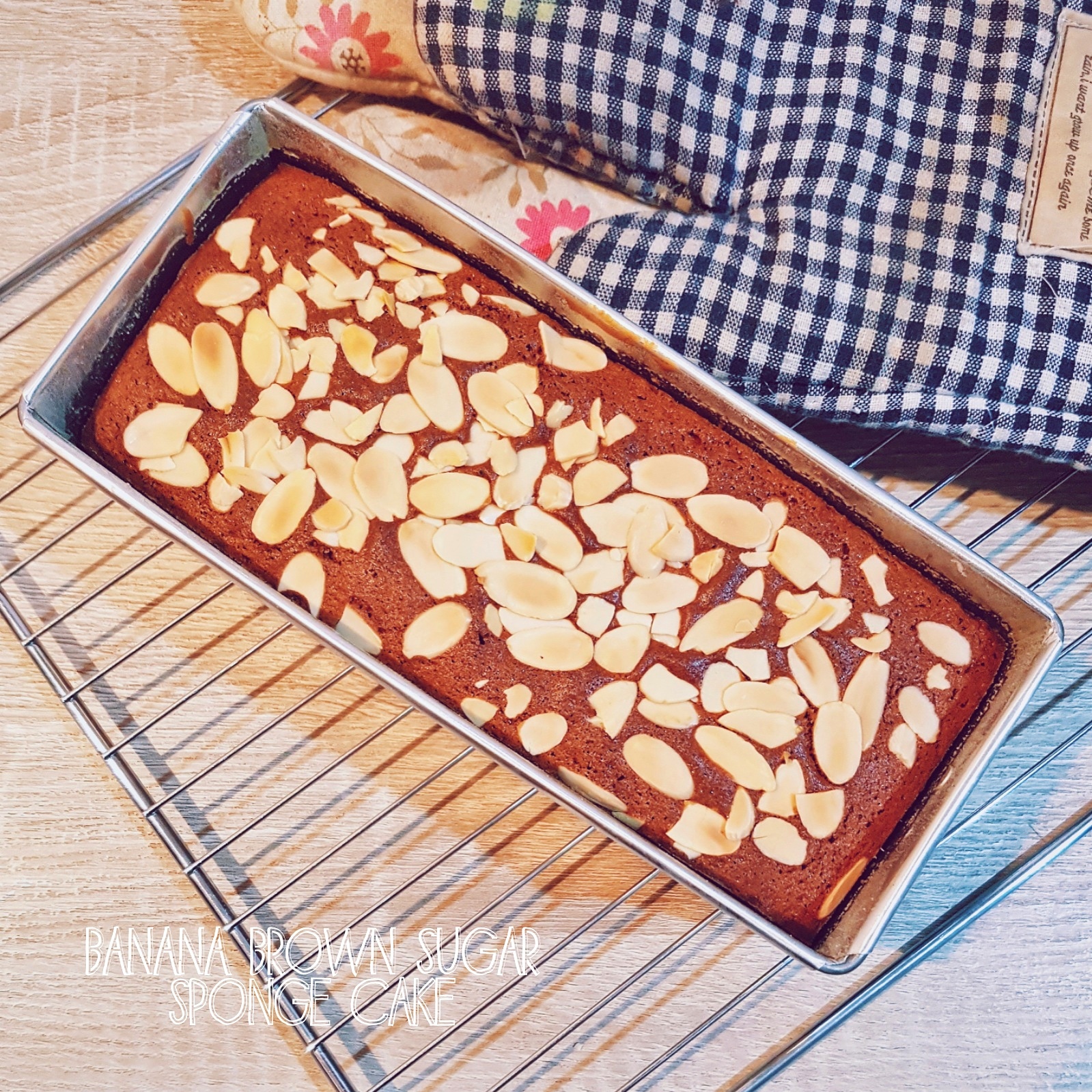 Banana Brown Sugar sponge Cake