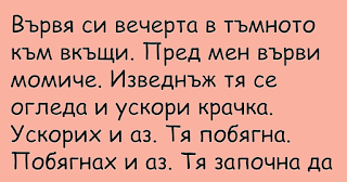 vic Вървя си вечерта в тъмното