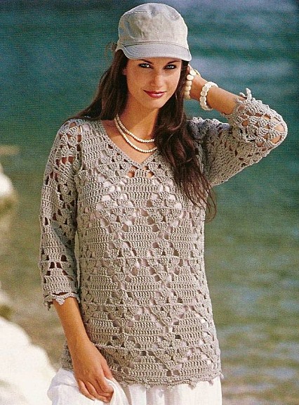 Crochet Para Tejidos De Blusas A Crochet Paso A Paso Patrones