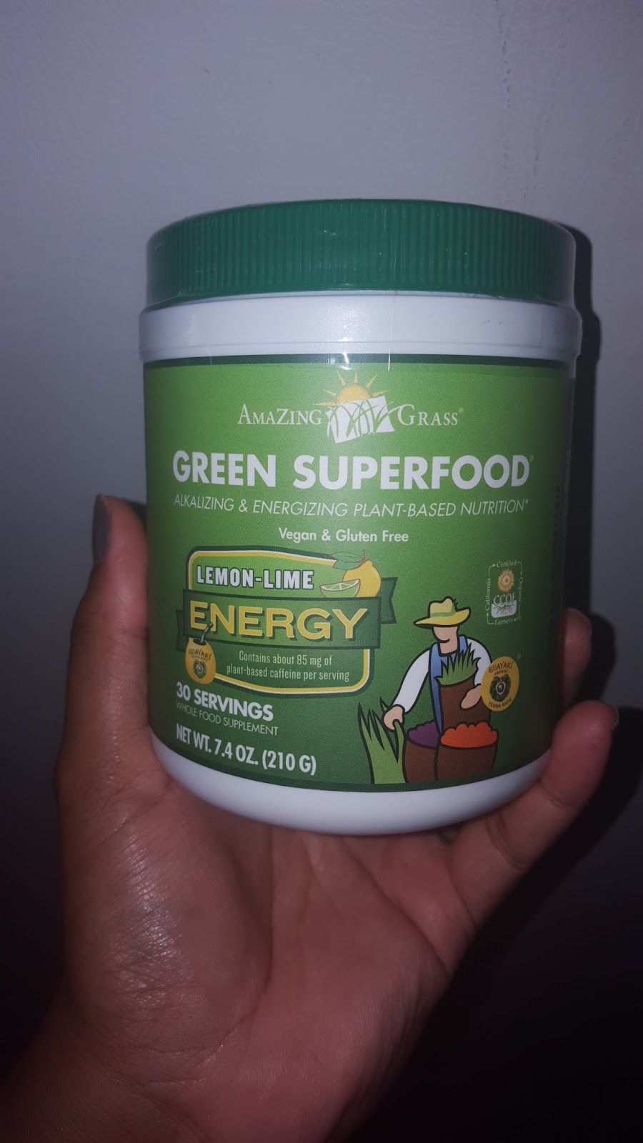 Green Superfood Energy Lemon Lime Review