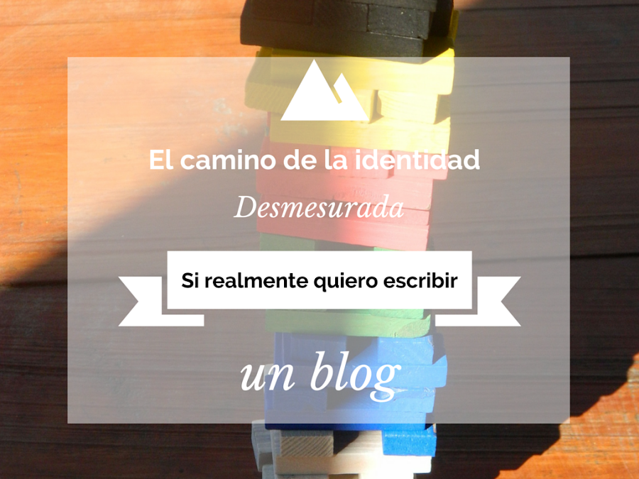 Si realmente quiero escribir un blog.