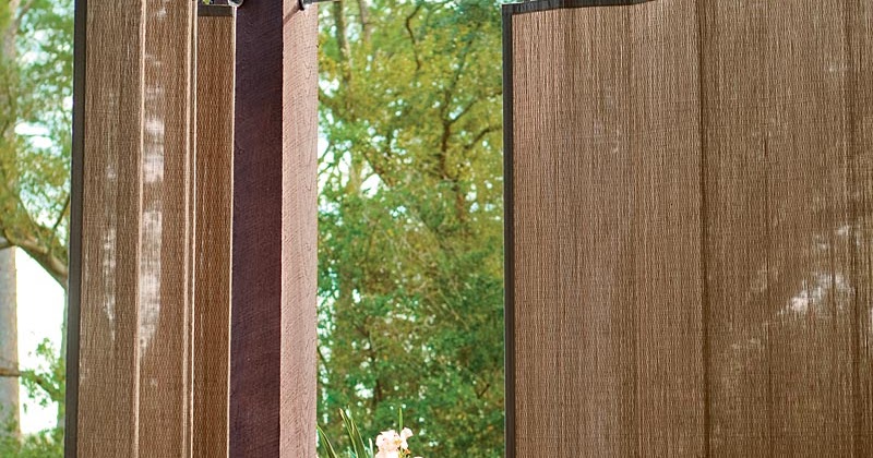 Bamboo Outdoor Curtain  Bamboo Products Photo