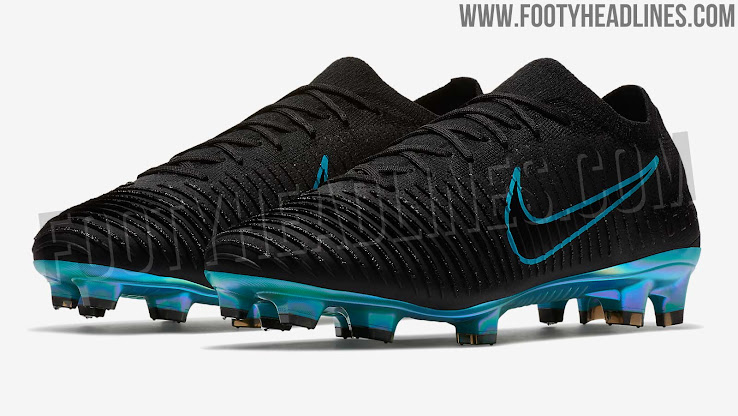 Black / Gamma Blue' Nike Flyknit Ultra Ice Pack Boots Revealed ... Black / Gamma Blue' Nike Flyknit Ultra Ice Pack Boots Revealed ...