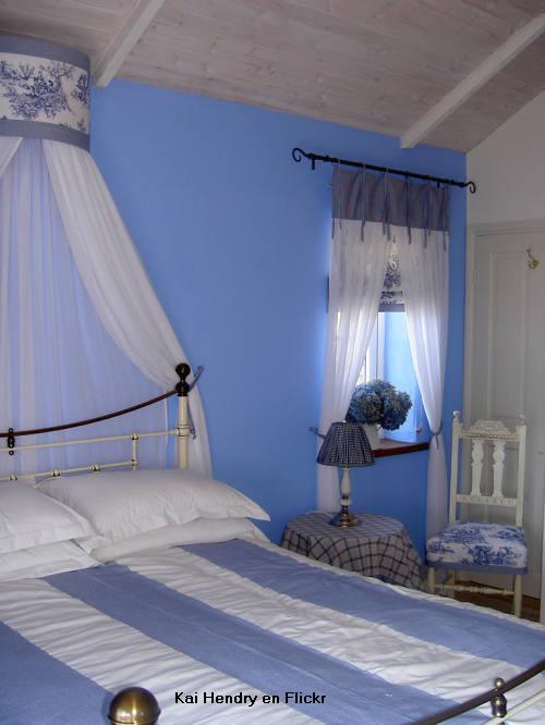 Paredes de Color Azul en Interior y Exterior | Cocinas Modernass