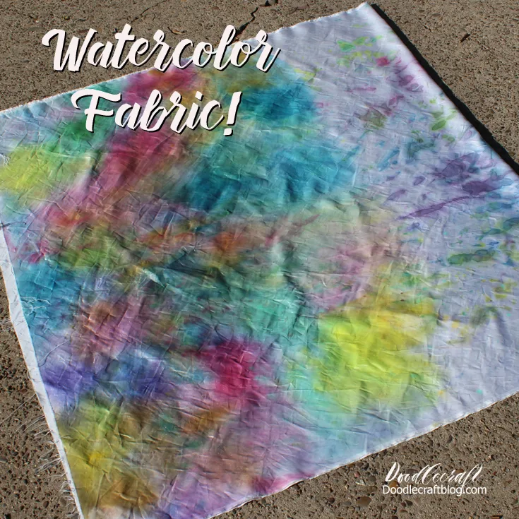 tie dye with fabric paint 