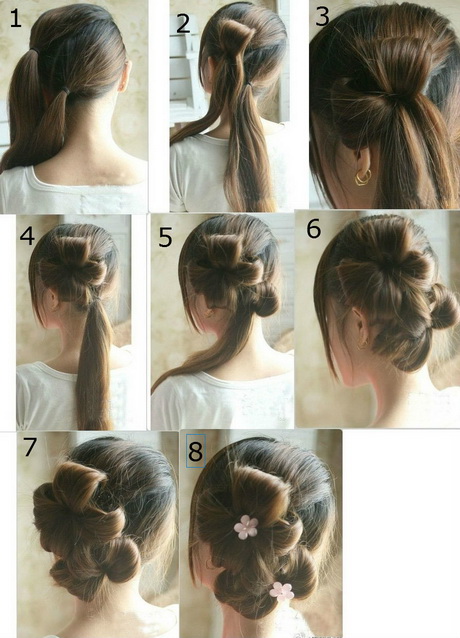 Simple Hairstyles Step By Step For Long Hair Top Model