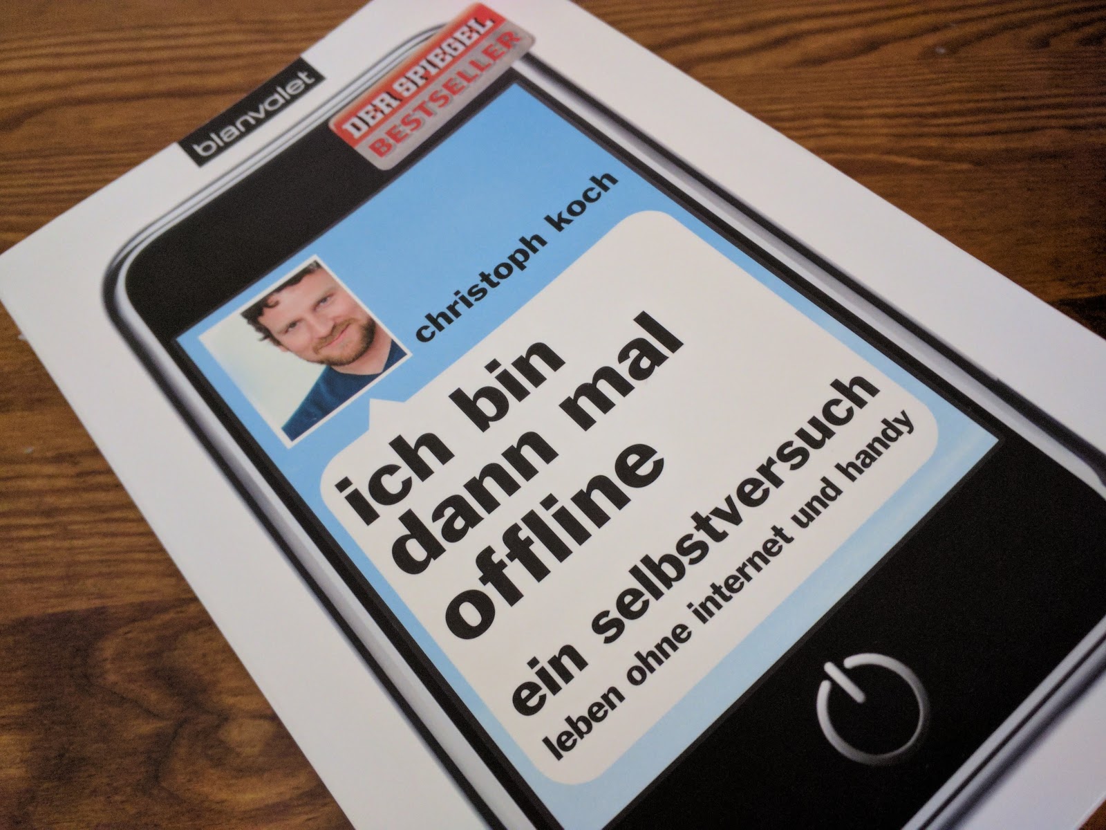 Christoph Koch Ich Bin Dann Mal Offline Mademoiselle Cake Liest