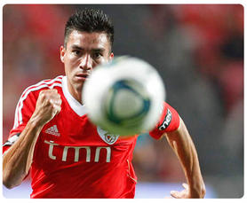 Jogador do Benfica, Nicolas Gaitan